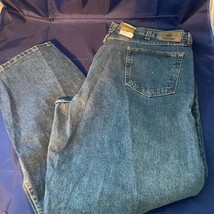 Men's Jeans Wrangler Blue Sz 42 x 32 NWT Five Star Premium Denim Relaxed Fit - £29.14 GBP