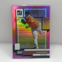 2022 Panini Donruss Baseball John Means #128 Holo Pink Baltimore Orioles - £1.57 GBP