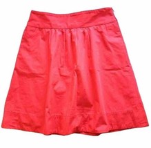 J CREW HOT PINK TAFFETA Knee Length Skirt Size 10 - £13.72 GBP