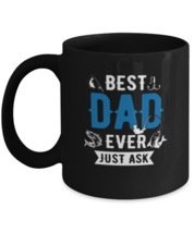 Dad Fishing Mugs Best Dad - Fishing Black-Mug - £12.78 GBP