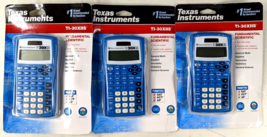 **NEW 3 PACK** Texas Instruments TI-30XIIS Scientific Calculator - £22.28 GBP