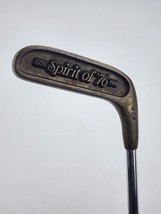 The Spirit of ‘76 Brass Putter RH Right Handed Steel Shaft 35&quot; length Ni... - $39.59