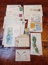 Lot of Vintage Greeting Cards Get Well Holiday Christmas Harold Fitch Lu... - $24.99