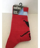 NEW Sesame Street Elmo Unisex Crew Socks Size 9-13 - $8.96