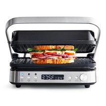 GreenPan Electric Indoor Stainless Steel 6-in-1 Contact Grill and Griddl... - $274.99