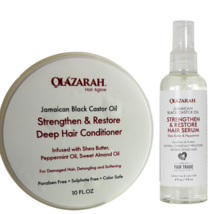 Jamaican Black Castor Oil Strengthen &amp; Restore Deep Hair Conditioner&amp; Hair Serum - £15.83 GBP