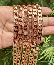 20 inch Pure Copper Flat FIGARO Chain Necklace, Healing Copper Jewelry S... - €17,09 EUR