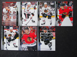 2020-21 Upper Deck Chicago Blackhawks Series 1 Base Team Set 7 Hockey Cards - £4.71 GBP