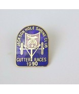 1990 Jackson Hole Shrine Club Cutter Races Lapel Pin - $8.42