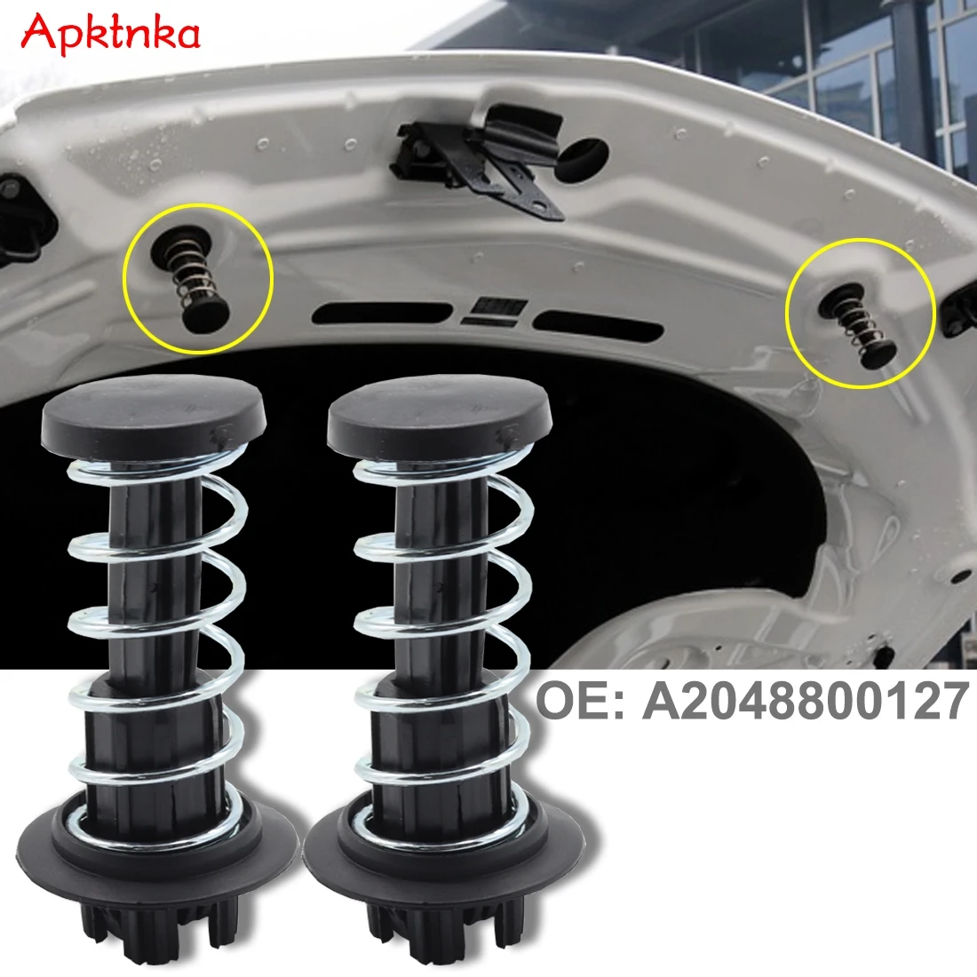 Apktnka 2x For Mercedes-Benz W204 W212 S212 A207 C207 W222 R231 X204 Hood Spring - £12.23 GBP