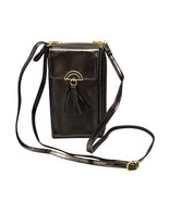 Humerpaul Crossbody Phone Bag Women&#39;s Black Multi Compartment Adjustable... - $34.64 CAD