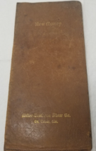 Miller Davidson Flour Co. New Money Leather Wallet 1901 Personal Letter ... - £18.94 GBP