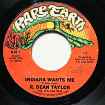 R. Dean Taylor – Indiana Wants Me / Love&#39;s Your Name - 45 rpm Vinyl 7&quot; Single - £4.16 GBP