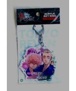 New Japan Tokyo Revengers Smiley &amp; Mucho Acrylic Key Chain Ring 81x 75x 3mm - $126.94 MXN