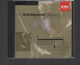Brahms Symphony No. 1 / CD / Tragic Overture / Alto Rhapsody / Otto Klemperer - £8.83 GBP