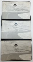 2001 Nissan Maxima Factory Original Glovebox Owners Manual Book Portfolio - $19.75