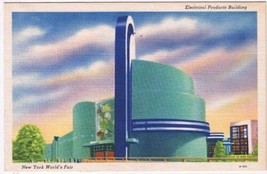 Postcard Electrical Products Building New York World&#39;s Fair Officially L... - £2.85 GBP