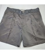 Croft Barrow Men Shorts Size 44 Black Preppy Pleats Classic Chino Lightw... - £11.32 GBP