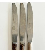 Oneida Stainless Steel Flatware Antique Butter Knives Lot of 3 c1960s C98 - $374.39 MXN