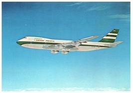 Cathay Pacific Airways Boeing 747 267B Airplane Postcard 1979 - £5.79 GBP
