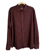 UNTUCKit Bongiovanni Long Sleeve Button Up Plaid Flannel Shirt Size XL - £25.87 GBP