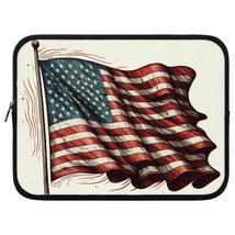 American Flag Graphic HP 16&quot; Sleeve - Patriotic Laptop Sleeve - Art Lapt... - $37.65