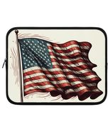 American Flag Graphic HP 16&quot; Sleeve - Patriotic Laptop Sleeve - Art Lapt... - £29.61 GBP