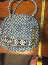 Vera Bradley Blue Floral Tote Pockets Great Condition - £6.28 GBP