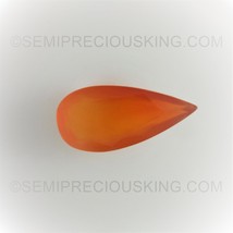 Natural Carnelian 15x7mm Pear Facet Cut 3 Carats Orange Color Healing VVS Clarit - £19.66 GBP