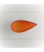 Natural Carnelian 15x7mm Pear Facet Cut 3 Carats Orange Color Healing VV... - £19.71 GBP