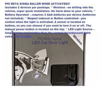 Phi Beta Sigma Fraternity LED Car Door Light Set (2 pck) - £35.25 GBP