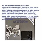 Phi Beta Sigma Fraternity LED Car Door Light Set (2 pck) - $60.05 CAD