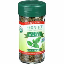 Frontier Organic Sweet Basil Spice - Leaf Flakes - 0.56 Ounces - £7.98 GBP