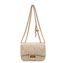 European Station Chanel-Style Bags Hand Bag High-Grade Willow Leaf Pleated Shoul - £34.07 GBP