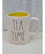 Rae Dunn Tea Time Coffee Mug Yellow Interior NEW / FREE SHIPPING - $445.49 MXN