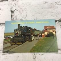 Vintage Postcard “Heart Of Amishland” Collectible Trains Travel Railroad... - £3.94 GBP