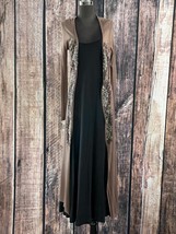 Vocal Apparel embellished duster in Brown - size S - $67.32