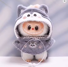 Labubu Huskie Plush Animal Hoodie Outfit – No Doll - $17.99