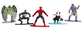 Marvel Nano Metal Figs Spiderman Pack A Figure Set Die-Cast Metal New Exclusive - £11.94 GBP