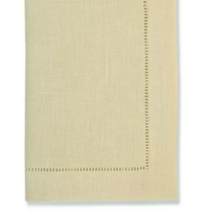 Sferra Festival Stone Linen Dinner Napkins Hemstitched 20x20&quot; SET/4 New - $54.35