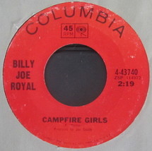 Billy Joe Royal ‎– Campfire Girls, Vinyl, 45rpm, 1966, Very Good++ condition - £4.37 GBP