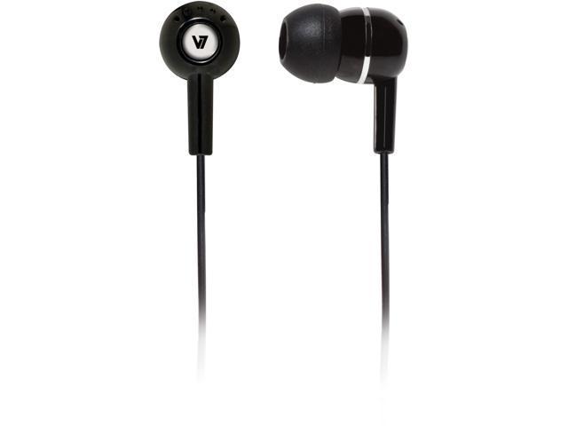 V7 High Definition Noise Isolating 3.5mm Stereo Earbuds (HA100-2NP) - Black - $9.95