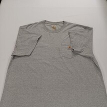 Carhartt K87HGY Men's Gray Pocket Cotton Blend Short Sleeve T-Shirt Size 2XL XXL image 15