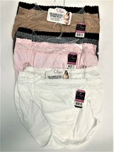 Olga No Compromise Seamless Stretch No Dig Waistband Lace Hi-Cut Panties... - £71.67 GBP