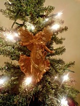 Golden Sparkle Plastic Angel Craft Decoration For Wreaths, Plant, Decor (NWOT) - £7.81 GBP