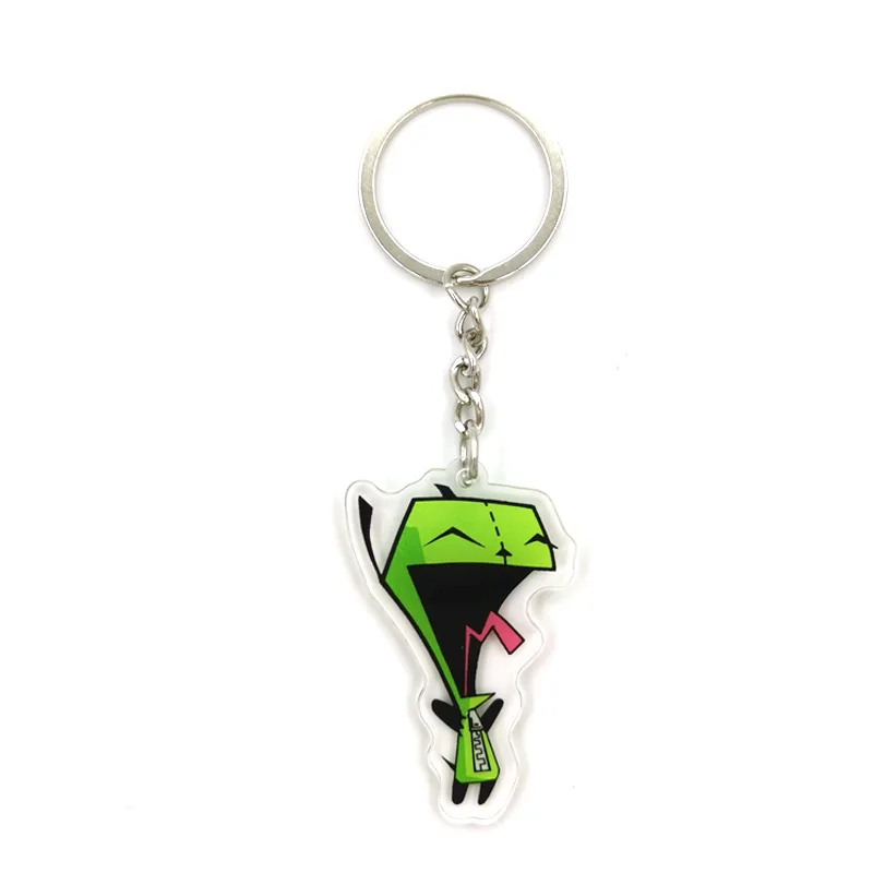 Acrylic key pendant cute cartoon animal girl key chain bag decorative pendant small car thumb200
