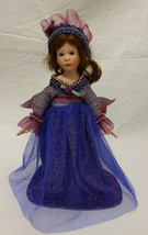 Patricia Rose 9&quot; Porcelain Doll Purple Gown - £10.41 GBP