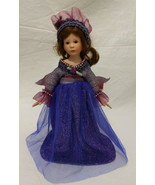 Patricia Rose 9&quot; Porcelain Doll Purple Gown - £10.89 GBP