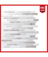 Easy Install 10 Sheet Marble Tile Backsplash - Stylish Kitchen &amp; Bath Up... - $67.48 CAD