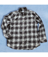 Carhartt Relaxed Fit  Plaid  Flannel  Shirt men size  XL  Cotton - £25.31 GBP